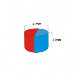 Neodymový magnet válec pr.4x4&nbsp_N 150 °C, VMM4SH