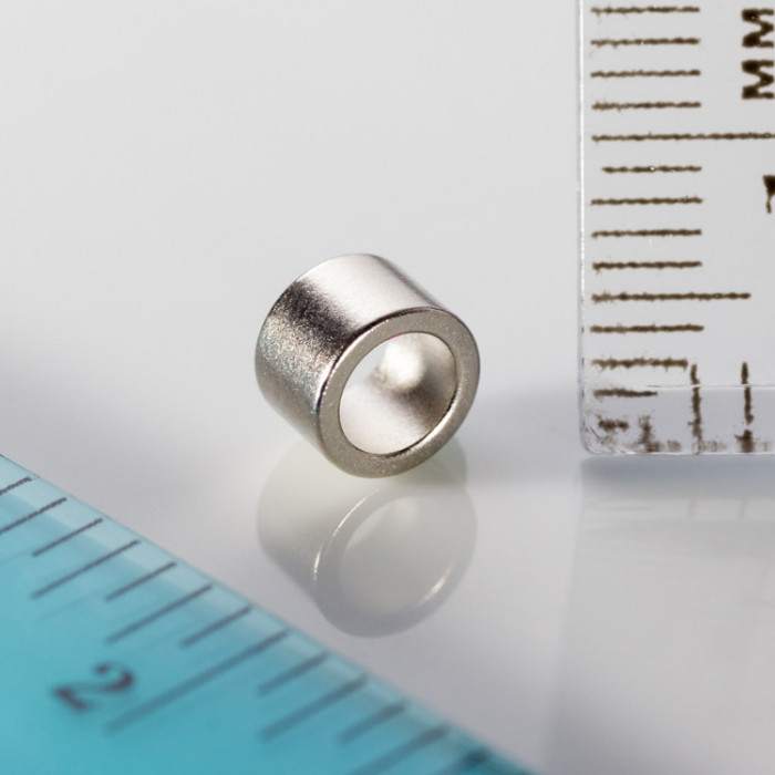 Neodymový magnet mezikruží pr.6x pr.4,2x4 N 80 °C, VMM5-N38
