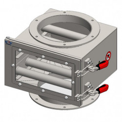 Magnetický separátor výsuvný MSV 200/7 VVM-P-1-80-TP-RP