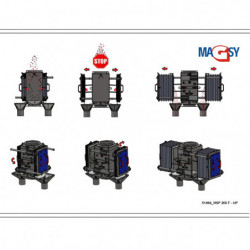 Magnetický separátor deskový MSP 200 F-UP-MODEL1