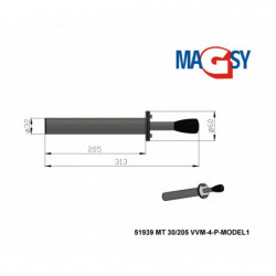 Magnetická testovací tyč MT 30/205 VVM-4-P-MODEL1