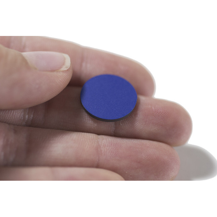 Výřez z magnetické fólie pr. 15 mm modrý