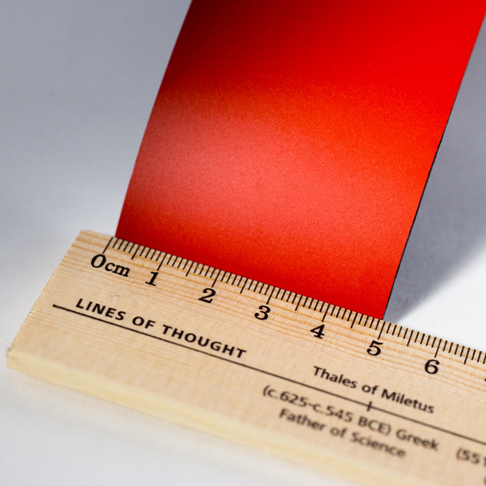 Magnetický pásek 50x0,6 mm červený
