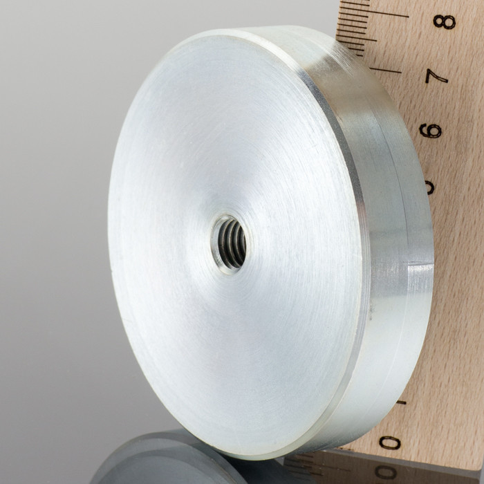 Magnetická čočka pr. 75 x výška 15 mm s vnitřním závitem M10-6H