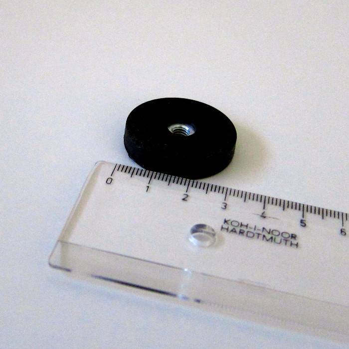 Magnetická čočka pogumovaná pr. 31x6-M5-6H