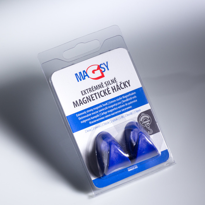 Magnetické háčky 2 ks - komerční balení