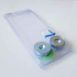 Skříňový upínací magnet 28,7 x 6,8 mm