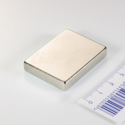 Neodymový magnet kvádr 40x30x7 N 80 °C, VMM4-N30