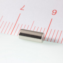 Neodymový magnet válec pr.3x6,9 N 80 °C, VMM4-N35
