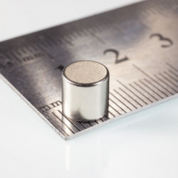 Neodymový magnet válec pr.7x7&nbsp_N 80 °C, VMM7-N42
