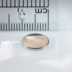Neodymový magnet válec pr.10x1,5 N 80 °C, VMM4-N35