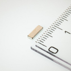 Neodymový magnet kvádr 6,8x2,3x1,2 N 80 °C, VMM5-N38