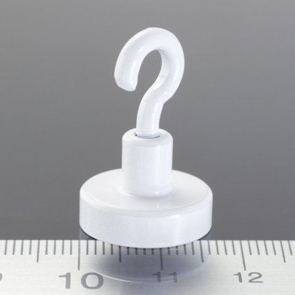Feritová magnetická čočka s hákem průměr 16 mm