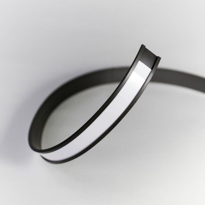 Magnetický štítek široký 20 mm s papírovým páskem a průhlednou ochrannou fólií