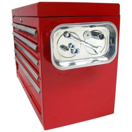 Obdélníková magnetická miska 241 × 137 mm na šrouby, matice a drobné nářadí