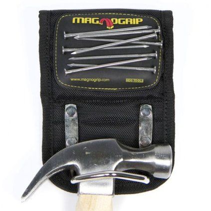 Magnetický držák na kladivo určený k upevnění na pracovní opasek
