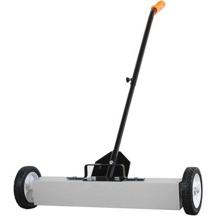 Magnetická metla o šířce 90 cm s feritovými magnety pro sběr kovových nečistot