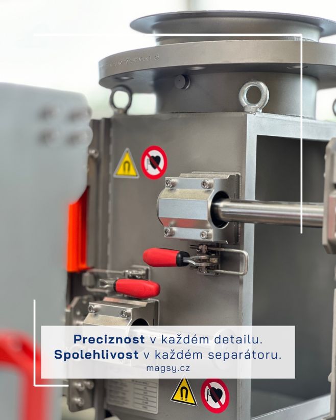 U nás hraje hlavní roli preciznost. Každý magnetický separátor vyrábíme s důrazem na detail, kvalitu a spolehlivost. ⚙️...